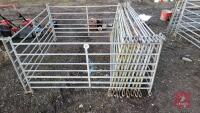 14X 6FT GALVANISED SHEEP HURDLES - 2