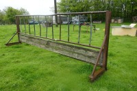 SELF STANDING 15' 5" CATTLE FEED BARRIER - 4