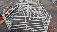 6X 6FT GALVANISED SHEEP HURDLES - 3