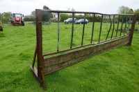 SELF STANDING 15' 5" CATTLE FEED BARRIER - 5