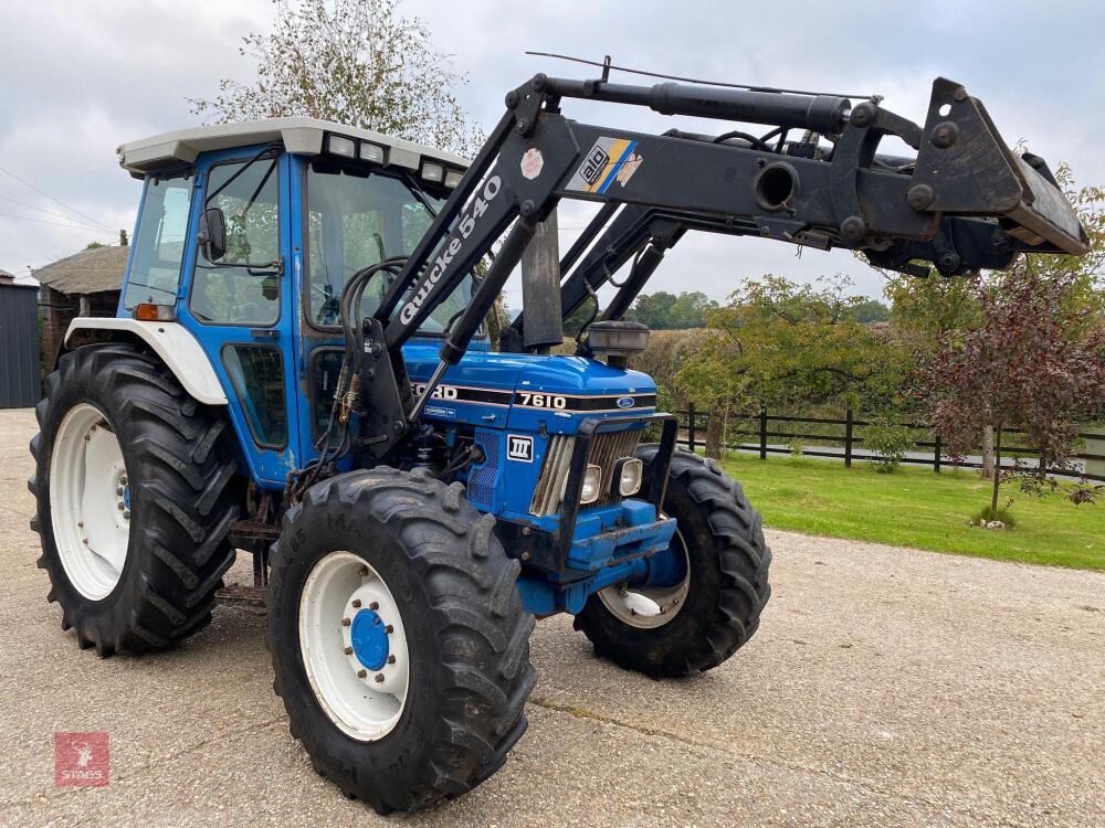 1990 FORD 7610 4WD TRACTOR