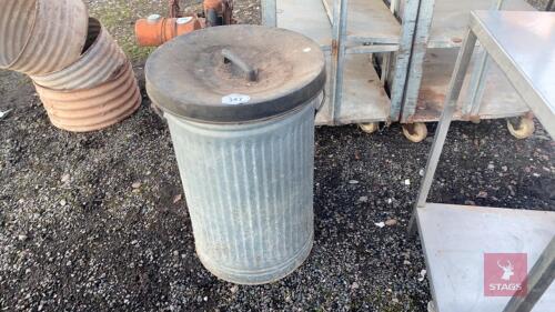 GALVANISED BIN