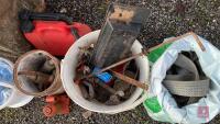 FUEL CANS/BOLTS STRAPS ETC - 4