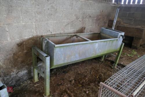 GALVANISED TIPPING WATER TROUGH