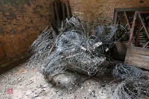 QTY OF BARBED WIRE
