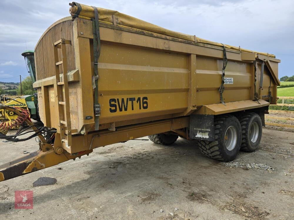 RICHARD WESTERN SWT16 16T GRAIN TRAILER