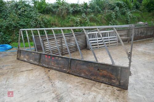 15' CATTLE FEED BARRIER
