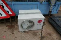 2 LG AIR CONDITIONING UNITS