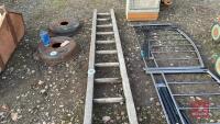 WOODEN LADDER All items must be collected from the sale site within 2 weeks of the sale closing otherwise items will be disposed off at the purchasers loss (purchasers will still be liable for outstanding invoices). The sale site will be open to facilitat - 3