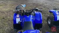 2004 YAMAHA GRIZZLY 125 QUAD BIKE 4 Stroke - As New - Recent Carborator Clean & Service - Road Registered WA04 LGE - Datatagged - Electric Start - Body Armour & Helmet - All items must be collected from the sale site within 2 weeks of the sale closing oth - 5