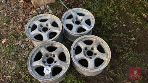 4 ALLOY WHEELS All items must be collected from the sale site within 2 weeks of the sale closing otherwise items will be disposed off at the purchasers loss (purchasers will still be liable for outstanding invoices). The sale site will be open to facilita