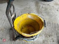 6 ASSORTED BUCKETS & SACK TRUCKS - 6