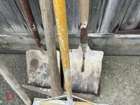 SHOVELS, PICK AXE & TOOLS - 6