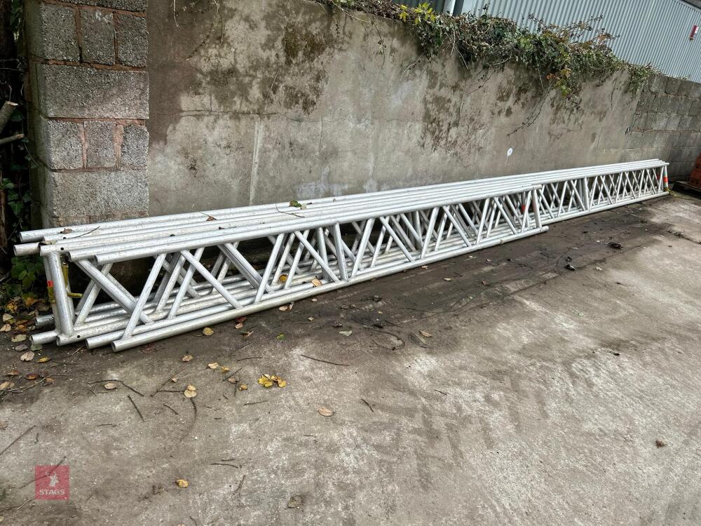 6 ALUMINIUM SCAFFOLD BEAMS