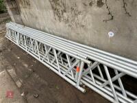 6 ALUMINIUM SCAFFOLD BEAMS - 6