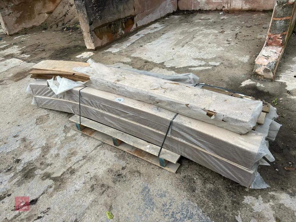 PALLET OF CONCRETE EXPANSION BOARDS