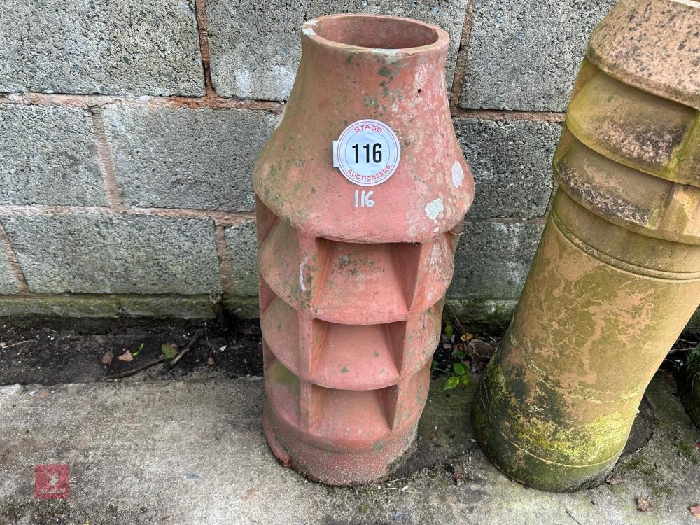 ORNATE CHIMNEY POT/PLANTER