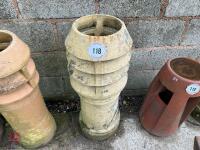 ORNATE CHIMNEY POT/PLANTER