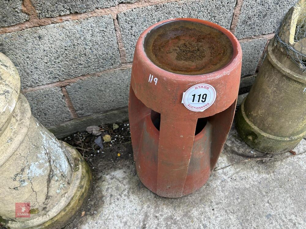 ORNATE CHIMNEY POT/PLANTER