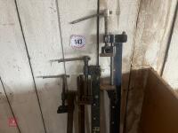 4 MIXED SASH CLAMPS - 5