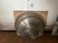 8 MIXED CIRCULAR SAW BLADES - 3