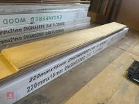 2 BOXES OF 220MM X 15MM OAK FLOORING - 8