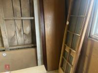 6 MIXED WOODEN DOORS - 4