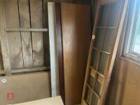 6 MIXED WOODEN DOORS - 5