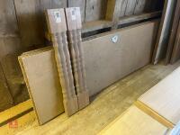 3 TOUNGE & GROOVE FLOOR BOARDS & SPINDLE - 2