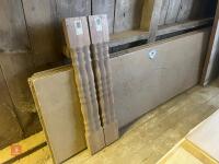 3 TOUNGE & GROOVE FLOOR BOARDS & SPINDLE - 5