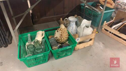 GLASSWARE, CHINAWARE & MAGAZINE RACK All items must be collected from the sale site within 2 weeks of the sale closing otherwise items will be disposed off at the purchasers loss (purchasers will still be liable for outstanding invoices). The sale site w