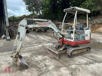 2002 TAKEUCHI TB016 1.5T MINI DIGGER