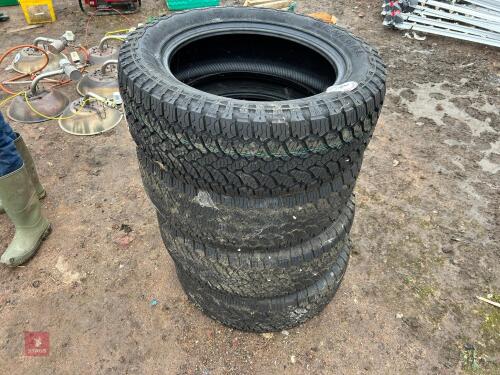 4 X 255/55 R19 XL TYRES