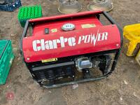 CLARKE PG3800ADV GENERATOR - 3