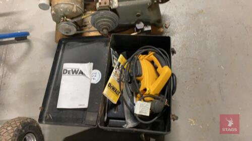 DEWALT PLANER All items must be collected from the sale site within 2 weeks of the sale closing otherwise items will be disposed off at the purchasers loss (purchasers will still be liable for outstanding invoices). The sale site will be open to facilitat