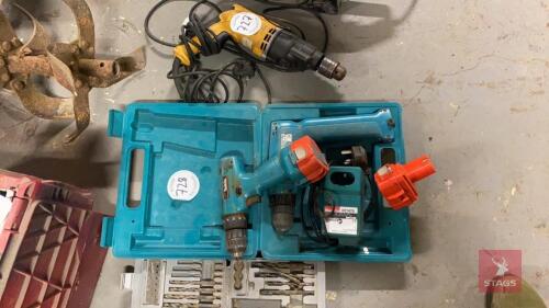 2 MAKITA BATTERY DRILLS All items must be collected from the sale site within 2 weeks of the sale closing otherwise items will be disposed off at the purchasers loss (purchasers will still be liable for outstanding invoices). The sale site will be open to