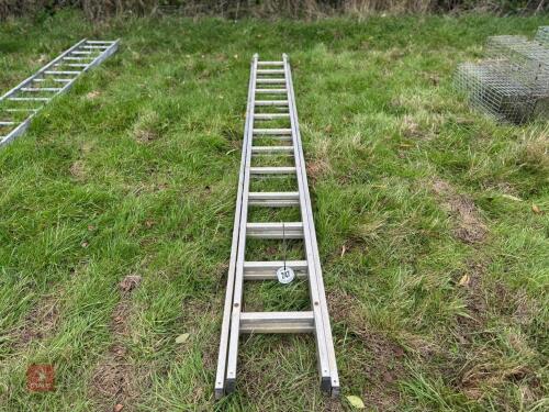 11' 6'' ALUMINIUM EXTENDING LADDER