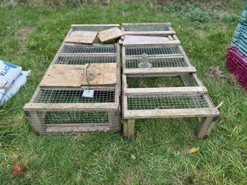 2 CATCHING BOXES/CRATES