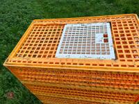 5 D3 TRANSPORT POULTRY CRATES - 5