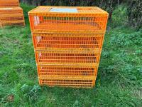 5 D3 TRANSPORT POULTRY CRATES