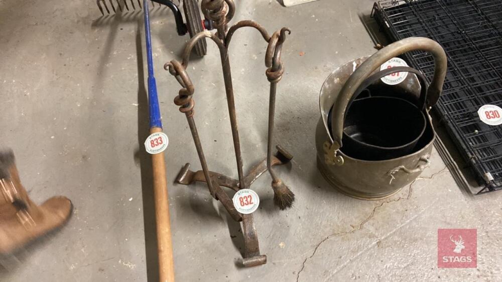 FIRE TOOLS All items must be collected from the sale site within 2 weeks of the sale closing otherwise items will be disposed off at the purchasers loss (purchasers will still be liable for outstanding invoices). The sale site will be open to facilitate c