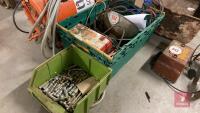 HEAT LAMP, MAINS FENCER & COACH BOLTS All items must be collected from the sale site within 2 weeks of the sale closing otherwise items will be disposed off at the purchasers loss (purchasers will still be liable for outstanding invoices). The sale site w