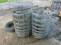 USED STOCK NETTING AND BARBED WIRE - 2