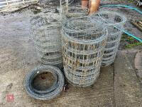 USED STOCK NETTING AND BARBED WIRE - 4