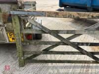 11' 10'' WOODEN FIELD GATE - 5