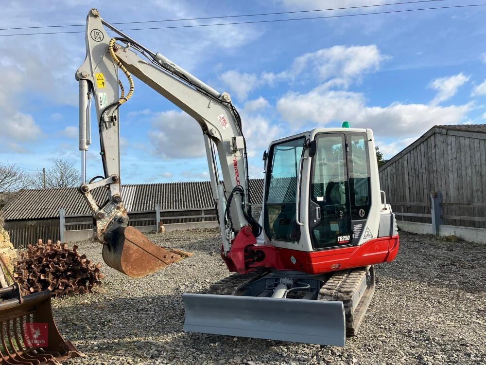 2017 TAKEUCHI TB250 COMPACT EXCAVATOR