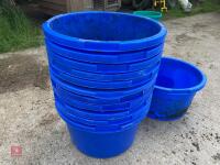 12 BLUE EQUINE/STORAGE TUBS - 2