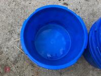 12 BLUE EQUINE/STORAGE TUBS - 4