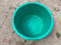 12 GREEN EQUINE/STORAGE/PLANT TUBS - 4