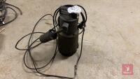 SUBMERSIBLE PUMP All items must be collected from the sale site within 2 weeks of the sale closing otherwise items will be disposed off at the purchasers loss (purchasers will still be liable for outstanding invoices). The sale site will be open to facili